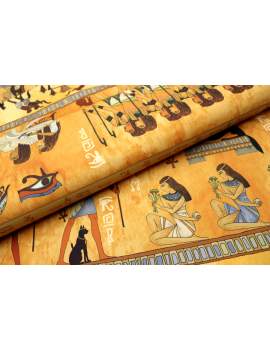 Dekostoff  ägyptische Zeichnungen
