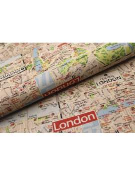 Dekostoff Stadtkarte London